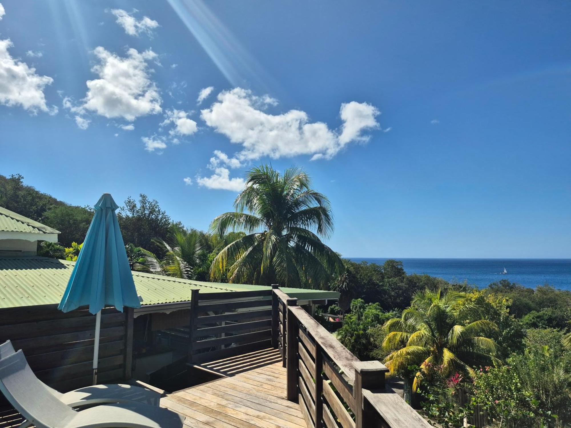 Villa Cannelle, Piscine, Vue Mer Deshaies Exterior photo