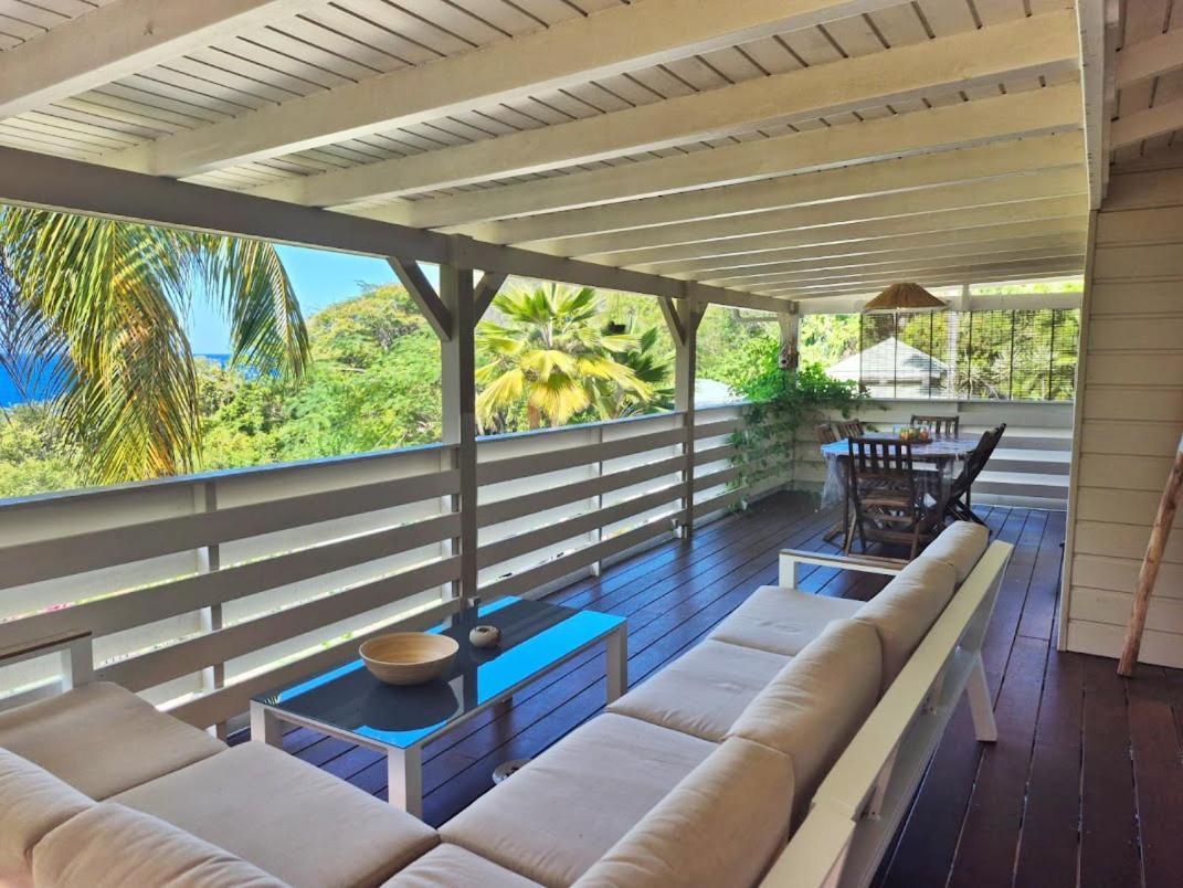 Villa Cannelle, Piscine, Vue Mer Deshaies Exterior photo